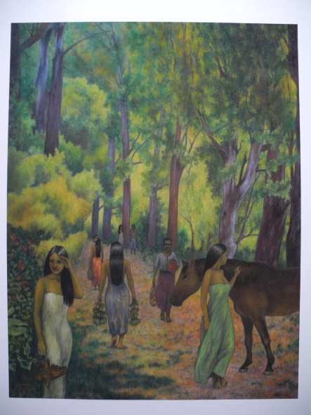 The street to the market