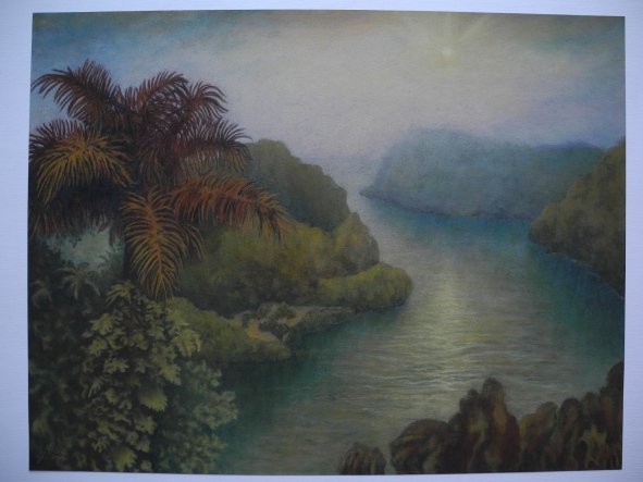 Evening at the sea
