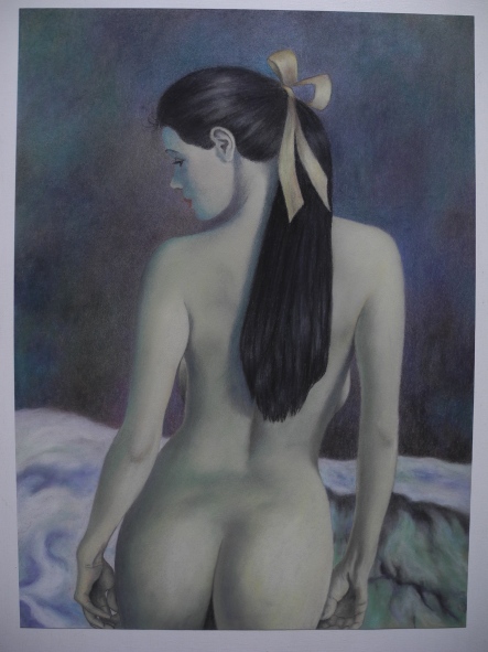 Girl with hair-ribbon