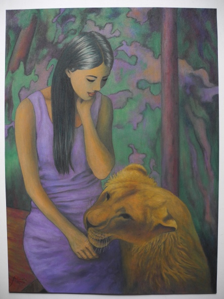 The tame lioness