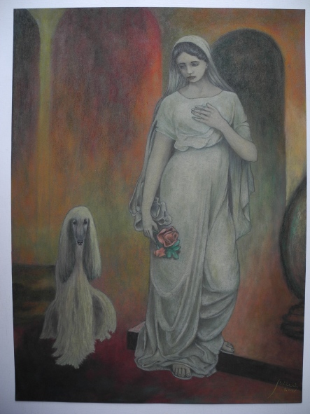 The mourner and the dog