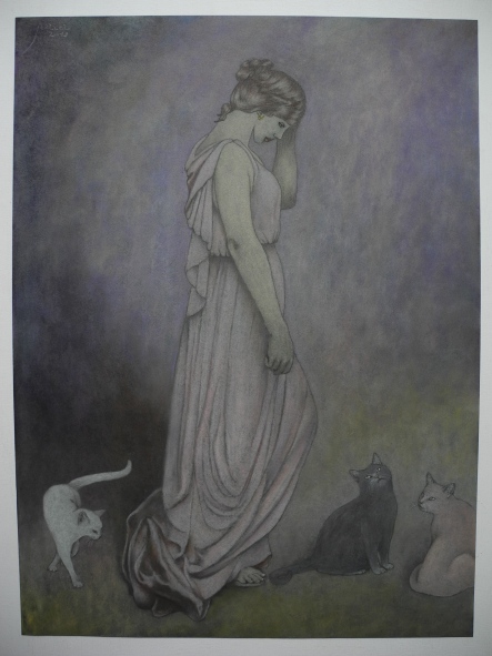 The baroness and her pets