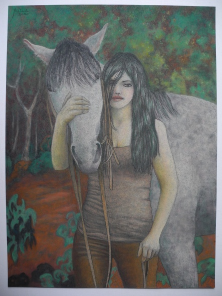Grace and the white horse