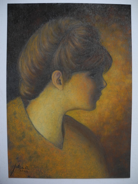 Face in shadow