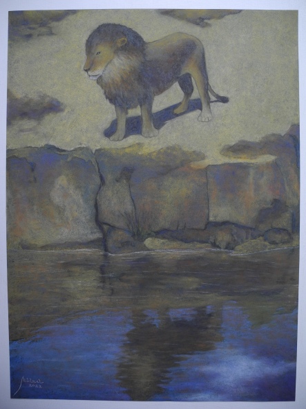 The imprisoned lion