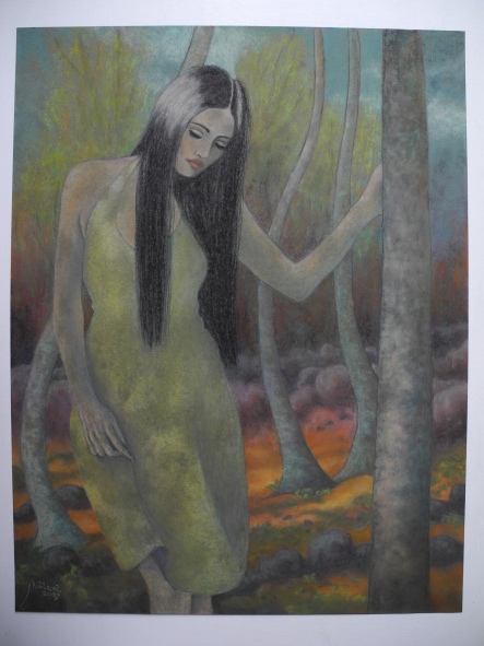 In the romantic wood