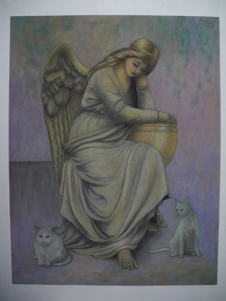 The angel and the holy grail